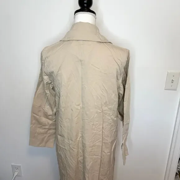 Everlane The Drape Trench Coat In Sandstone Size XS New - Picture 9 of 13